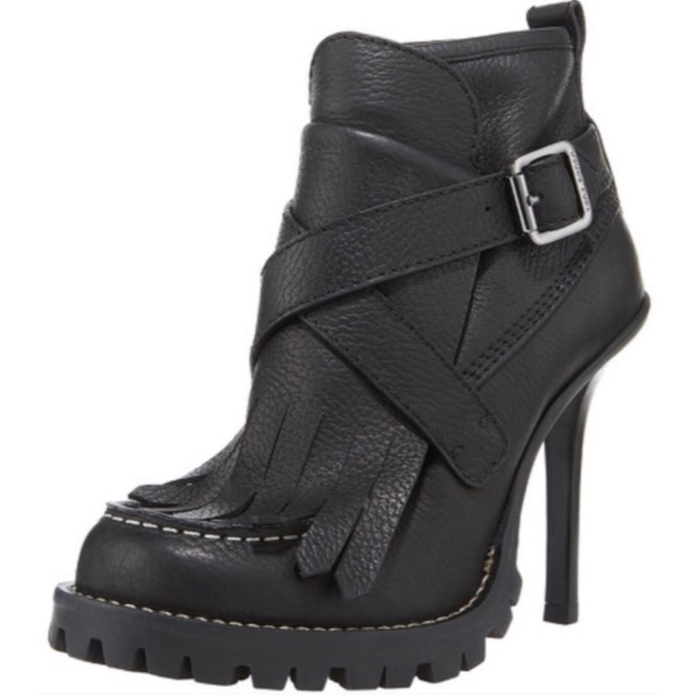 Tory Burch • Lyle Lug Sole Kiltie Booties